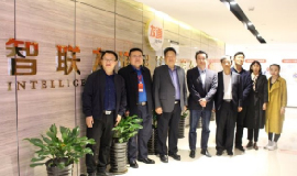 校企交流|石家莊鐵路職業技術學院院長竇新順一行來智聯友道參觀交流